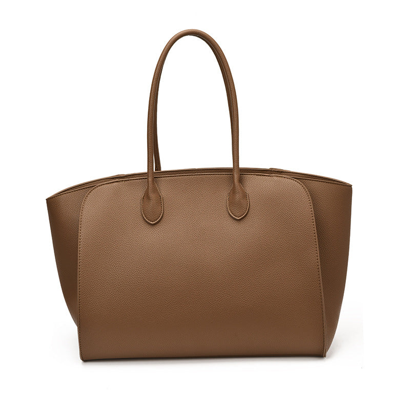 Modern Chic All-Season PU/Artificial Leather/Microfiber Leather Women's Shoulder Bags Tote Bags | Color: Grey | Image 2