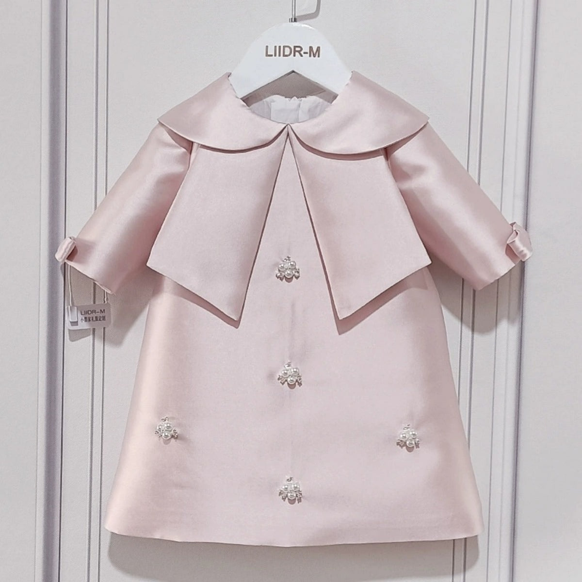 Elegant All-Season Girls' Party Dress, Ages 2-9 | Color: Pink | Image 1