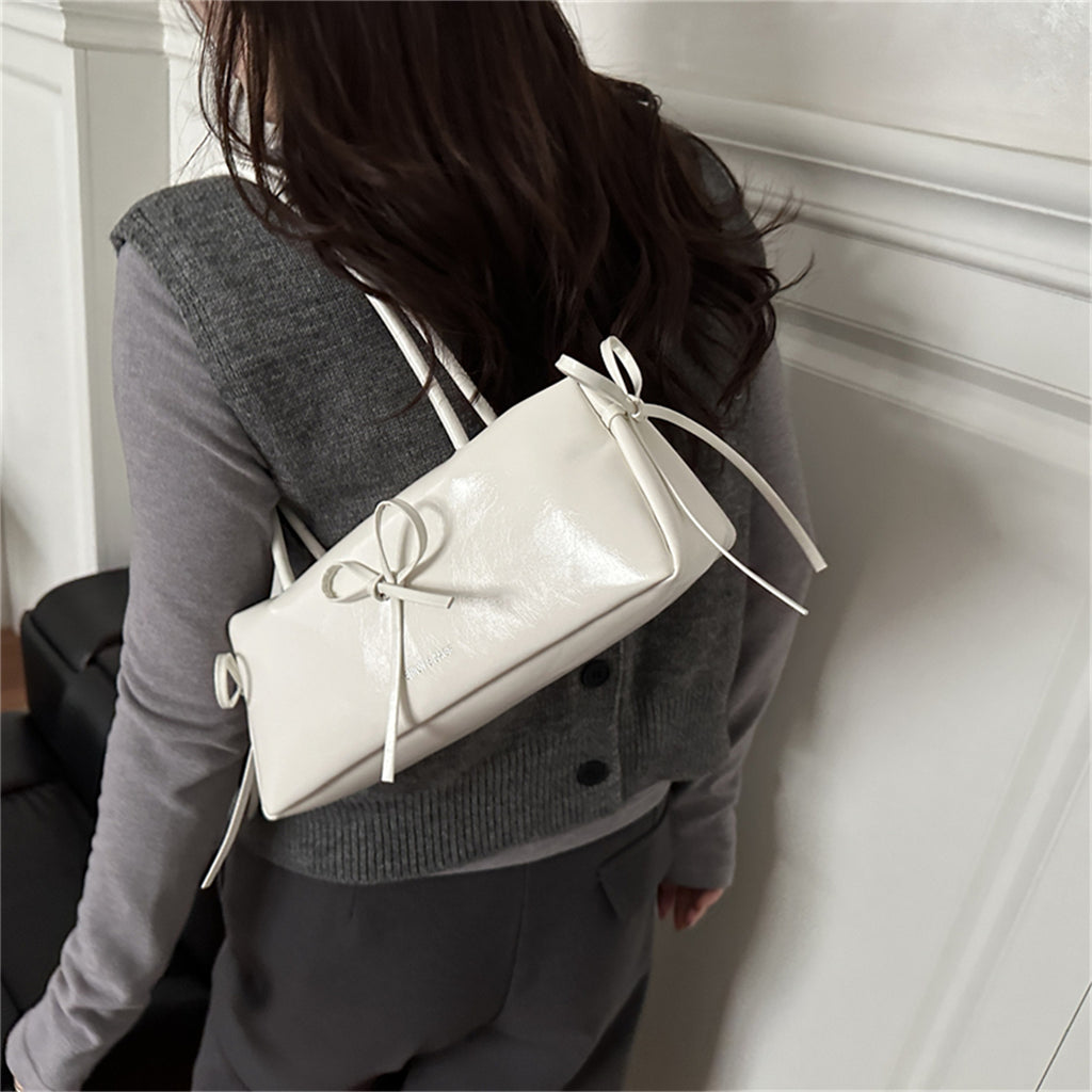 Modern Chic All-Season PU/Artificial Leather/Microfiber Leather Women's Handbags Other Bags | Color: White | Image 2