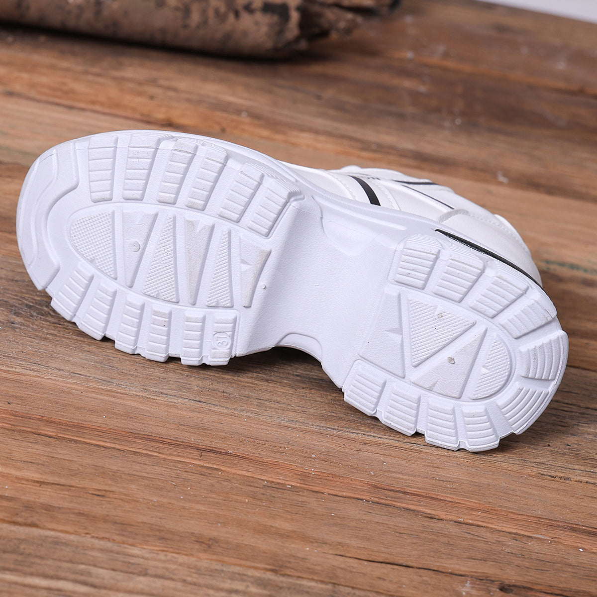 Modern Chic All-Season PU/Artificial Leather/Microfiber Leather Women's Casual Shoes | Color: White | Image 3