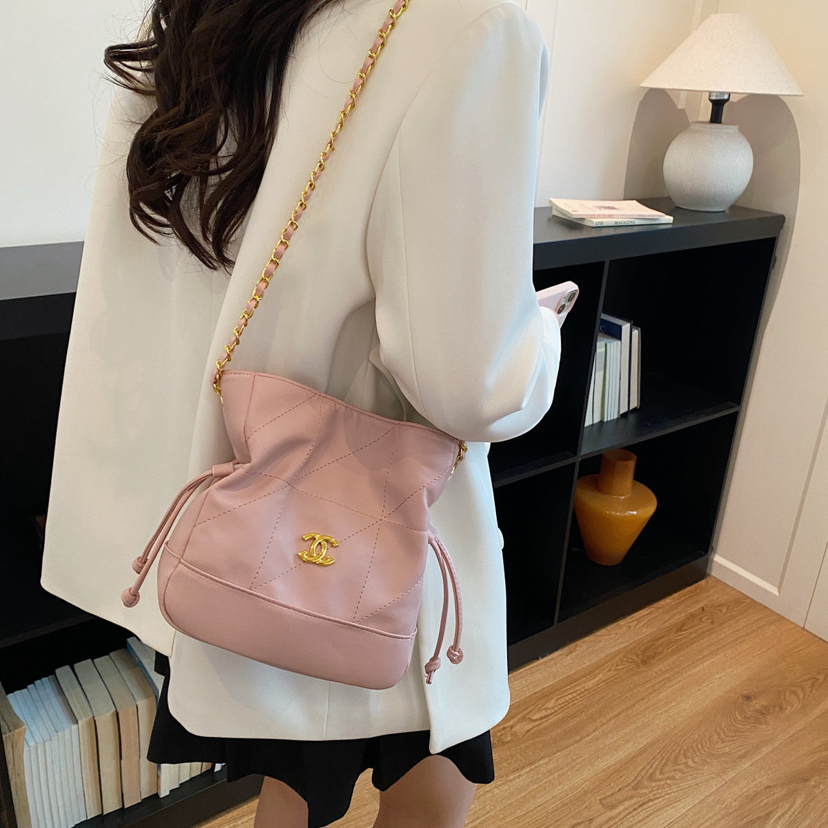 Modern Chic All-Season PU/Artificial Leather/Microfiber Leather Women's Crossbody Bags Other Bags | Color: Pink | Image 1