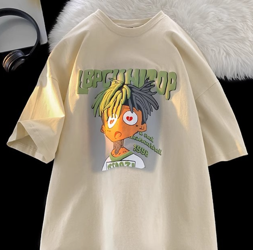 Casual Sporty Summer Boys' T-Shirt, Ages 4-14 | Color: Apricot | Image 3