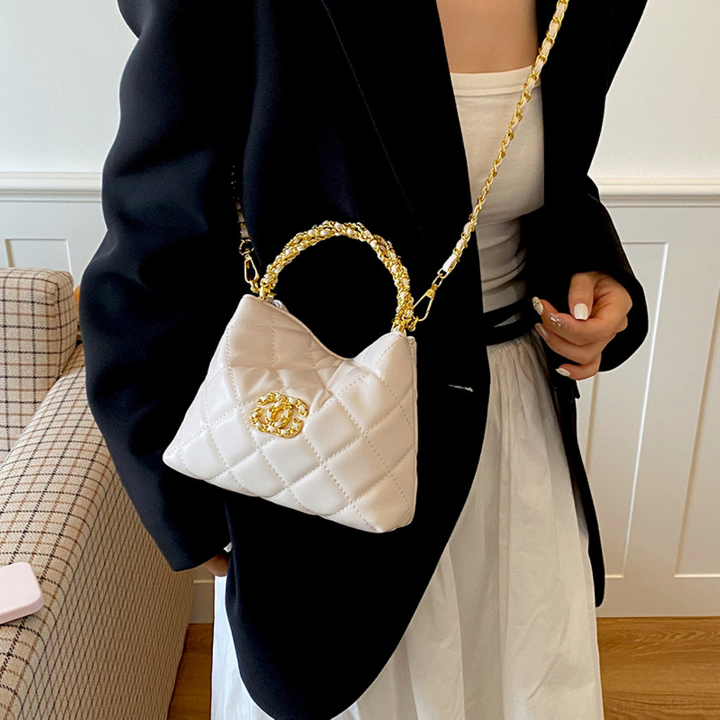 Modern Chic All-Season PU/Artificial Leather/Microfiber Leather Women's Handbags Other Bags | Color: White | Image 2