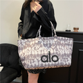 Modern Chic All-Season Cloth / Textile Women's Handbags Tote Bags | Color: Grey | Image 1