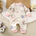 Sweet & Cute Autumn Unisex Baby Jumpsuit, Ages 1-24 Months | Color: Style 1 | Image 1