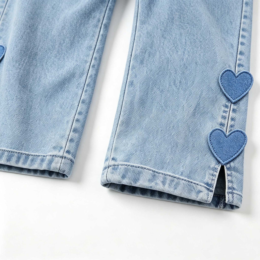 Minimalist Autumn Baby Girls' Pants, Ages 9-24 Months | Color: Blue | Image 2