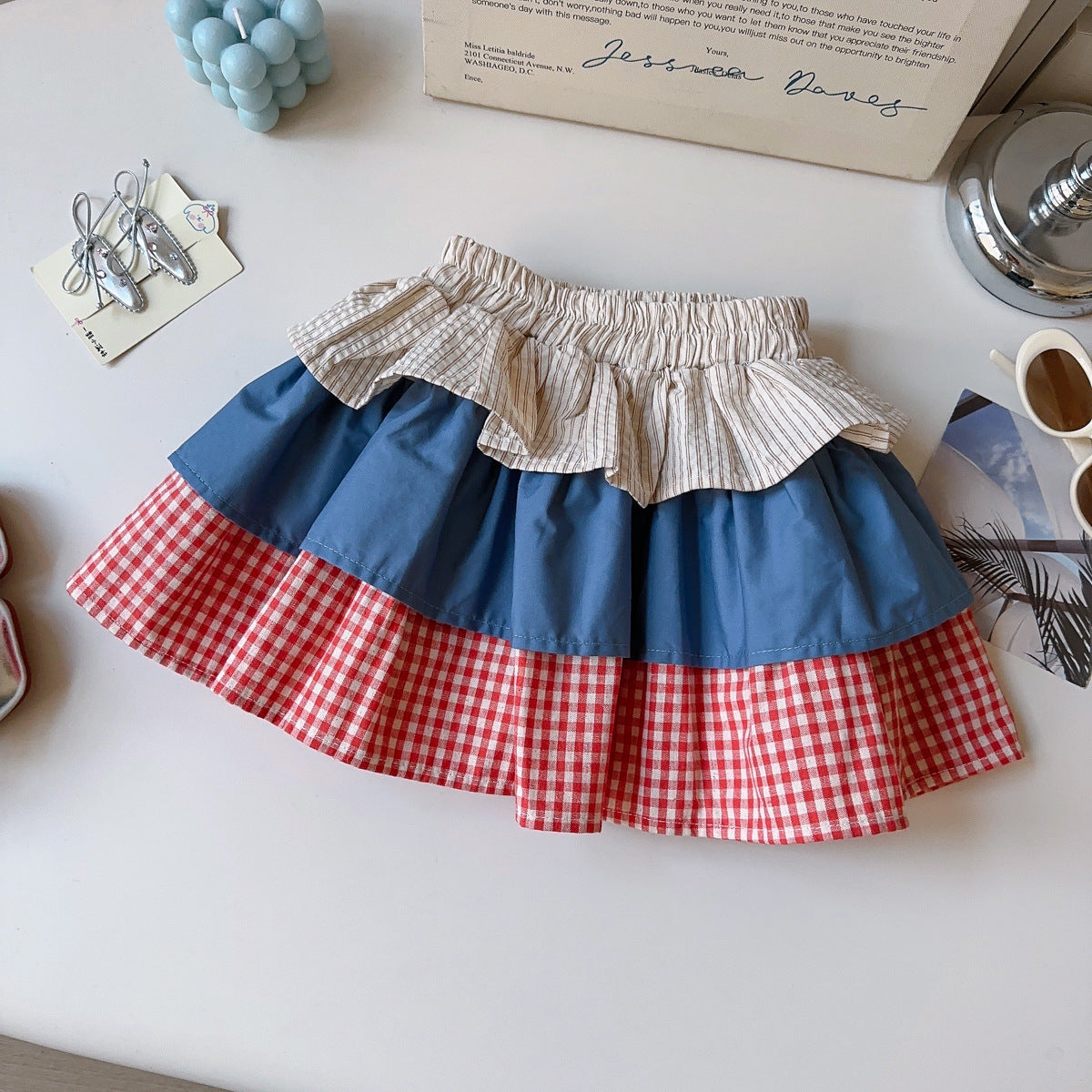 Casual Sporty Summer 2-Piece Girls' Dress Suit, Ages 2-7 | Color: Flower | Image 2