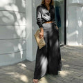 Minimalist Autumn Shirt Set | Color: Black | Image 1