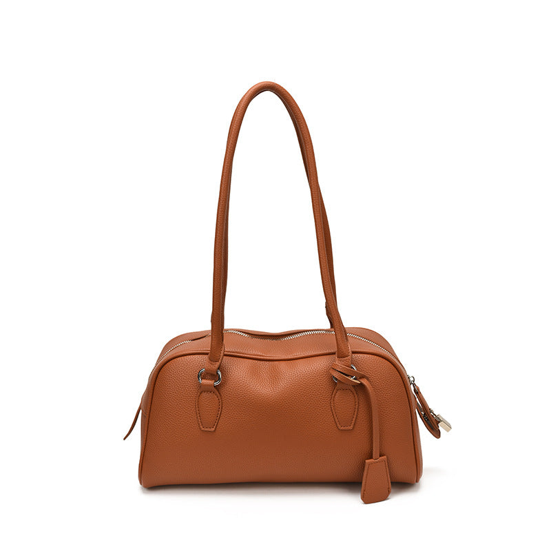 Modern Chic All-Season PU/Artificial Leather/Microfiber Leather Women's Shoulder Bags Underarm Bags | Color: Brown | Image 2