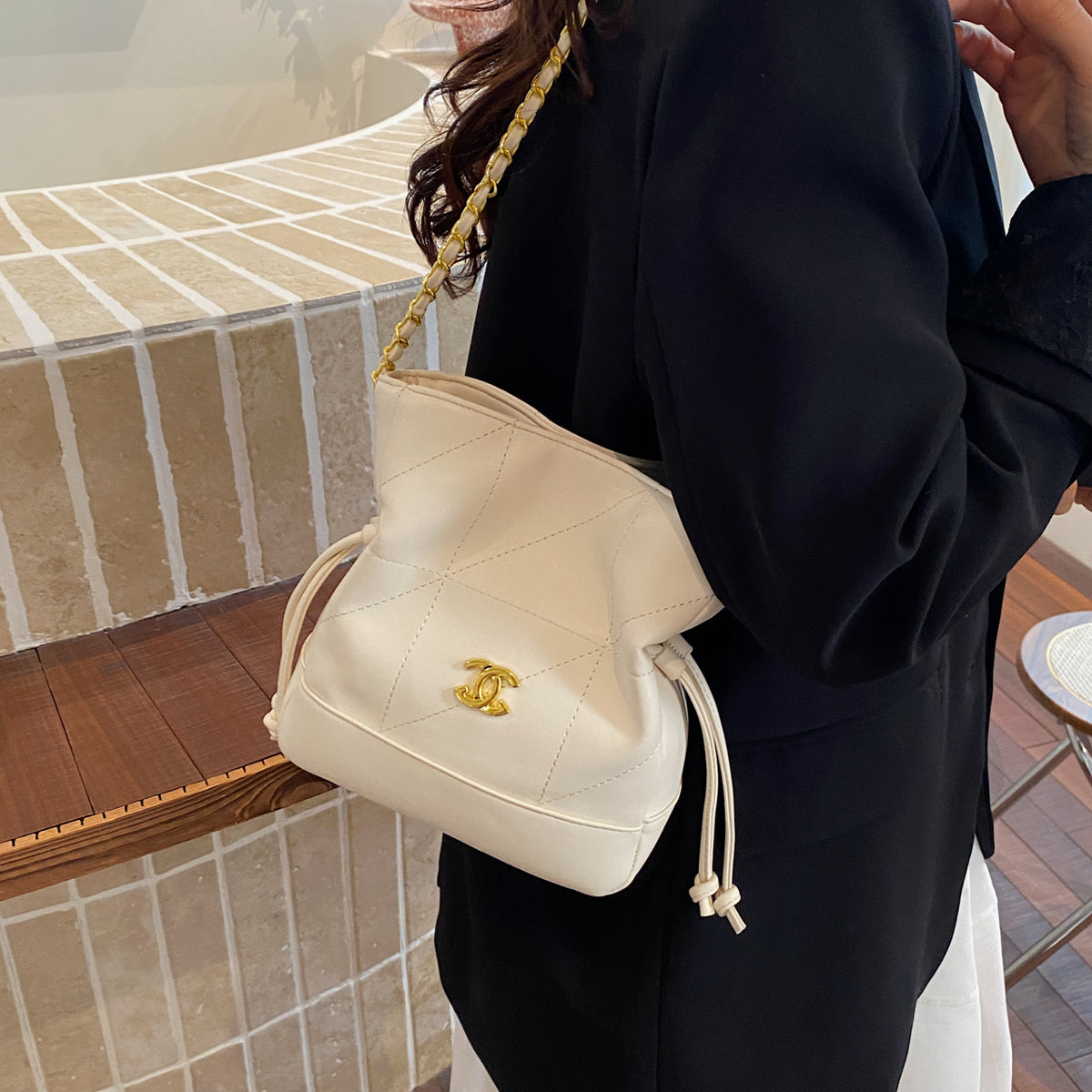 Modern Chic All-Season PU/Artificial Leather/Microfiber Leather Women's Crossbody Bags Other Bags | Color: Beige | Image 1