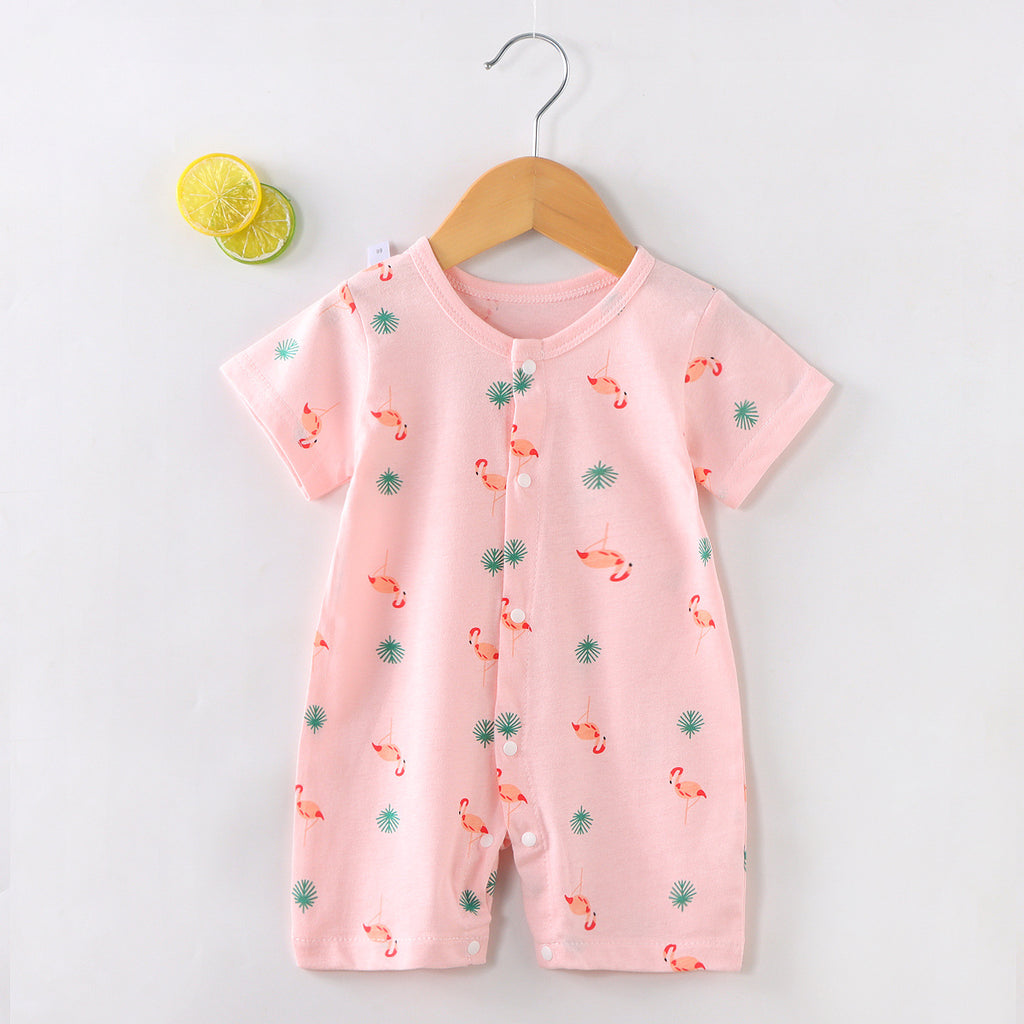 Minimalist Summer Unisex Baby Jumpsuit, Ages 1-24 Months | Color: Style 1 | Image 1