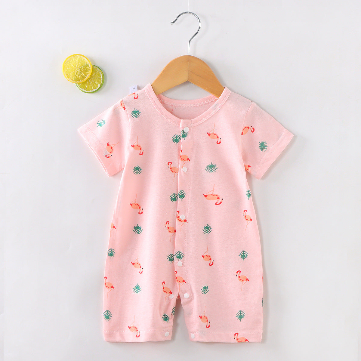 Minimalist Summer Unisex Baby Jumpsuit, Ages 1-24 Months | Color: Style 1 | Image 1