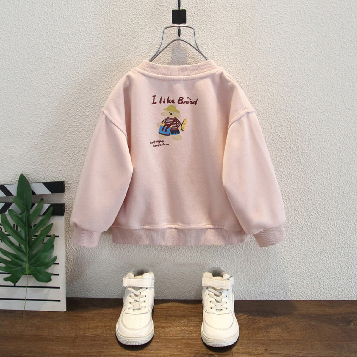 Casual Sporty Spring Boys' Sweatshirt, Ages 2-11 | Color: Pink | Image 3