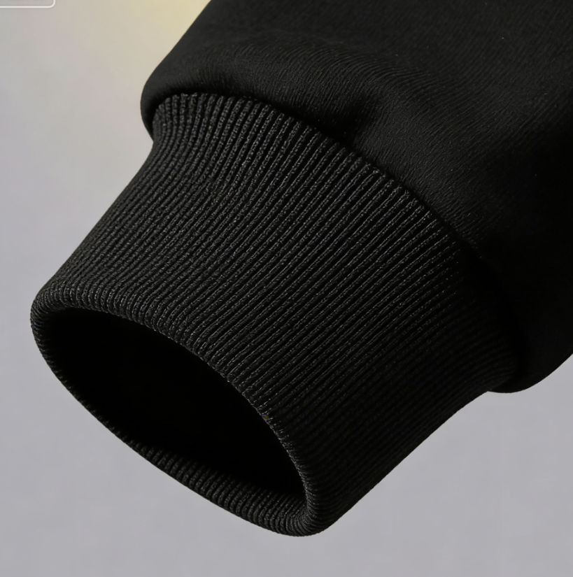 Modern Chic All-Season Minimalist Autumn Unisex Kids' Sweatshirt, Ages 2-14 | Color: Black | Image 3