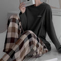 Sweet Feminine All-Season 2 Pcs Women 's Long Sleeve Sleep Set | Color: Style 2 | Image 1