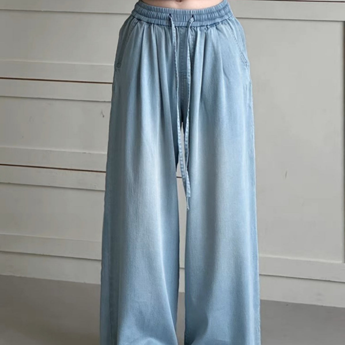 Modern Chic All-Season Casual Sporty Spring Girls' Jeans, Ages 4-14 | Color: Blue | Image 1