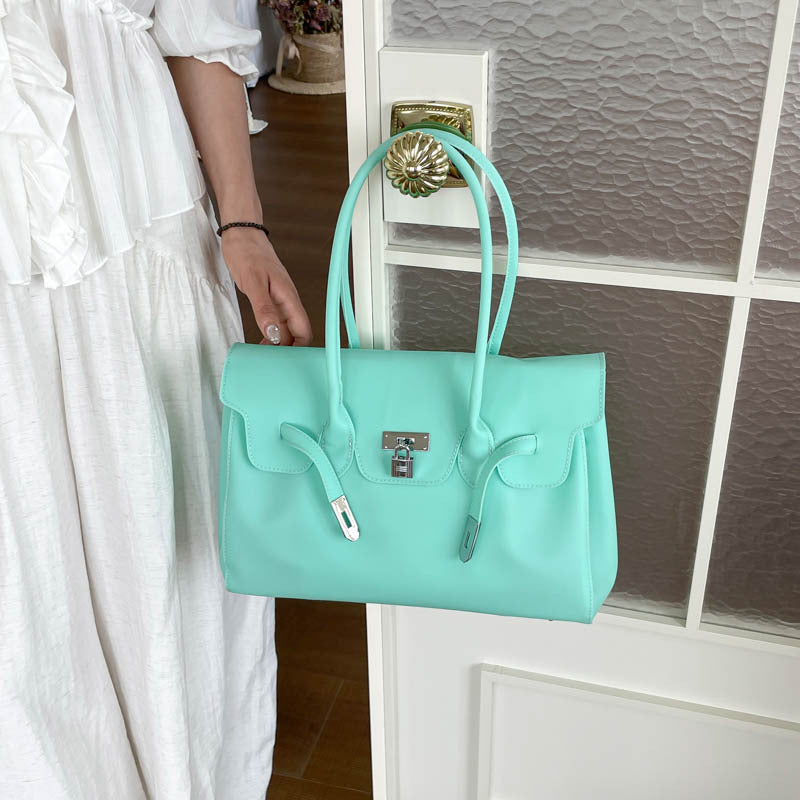 Trendy Summer Others Women's Shoulder Bags Tote Bags | Color: Lake Blue | Image 1