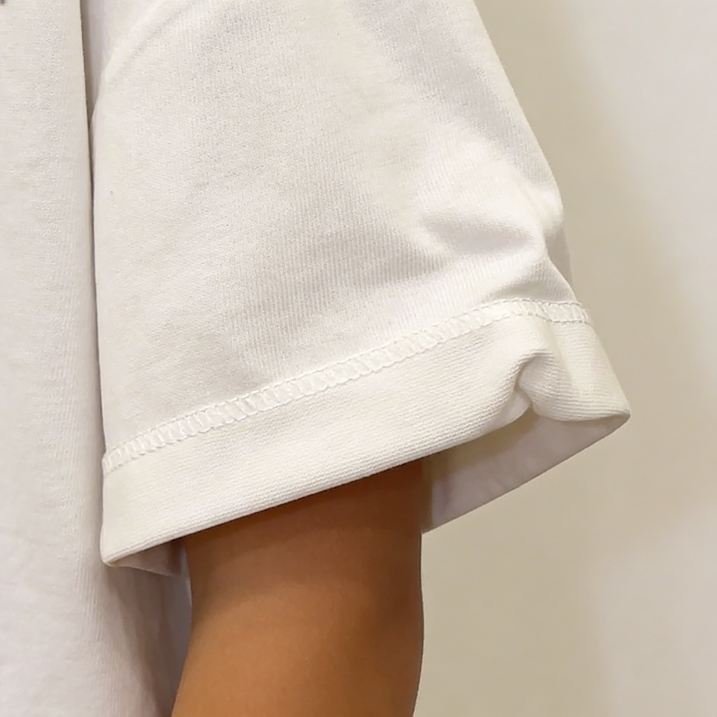 Casual Sporty Summer Unisex Kids' T-Shirt, Ages 2-9 | Color: White | Image 2