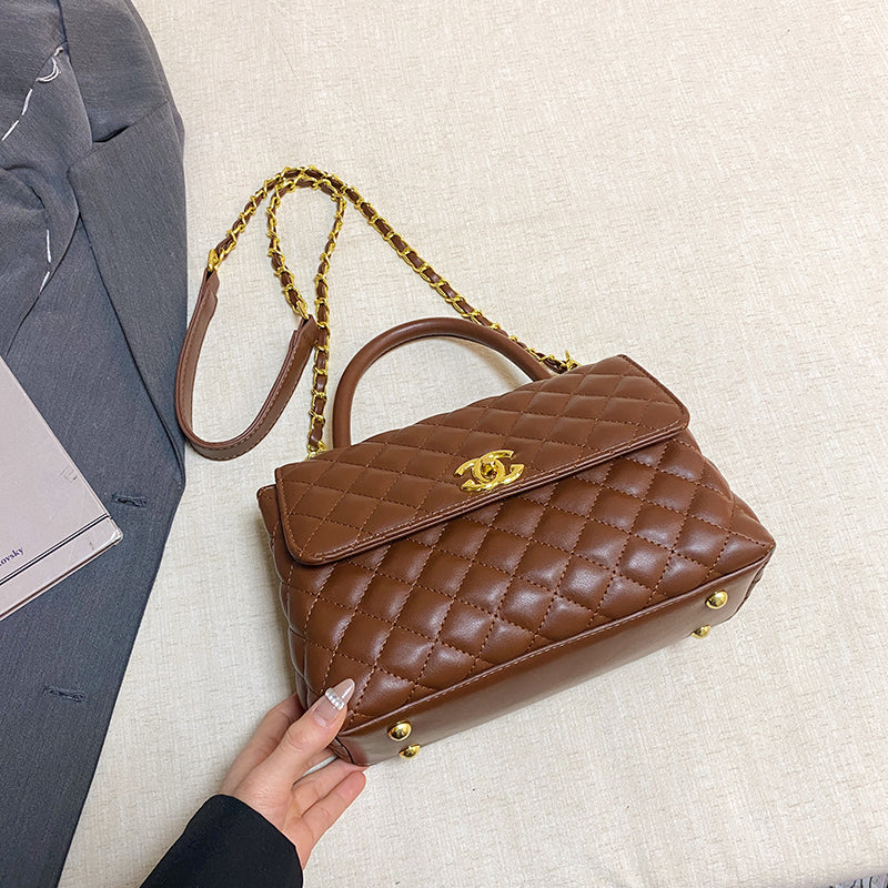 Modern Chic All-Season PU/Artificial Leather/Microfiber Leather Women's Handbags Other Bags | Color: Coffee | Image 1