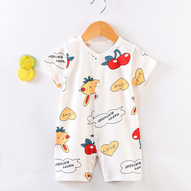 Minimalist Summer Unisex Baby Jumpsuit, Ages 1-24 Months | Color: Style 3 | Image 1