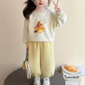 Casual Sporty Autumn 2-Piece Girls' Pants Suit, Ages 2-9 | Color: As the Picture | Image 1