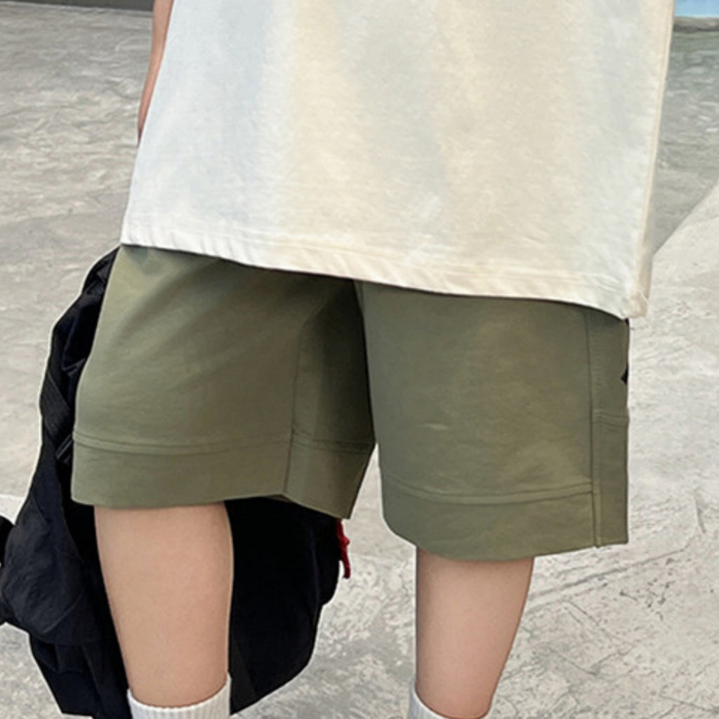 Minimalist Summer 2-Piece Boys' Pants Suit, Ages 4-14 | Color: Green | Image 2