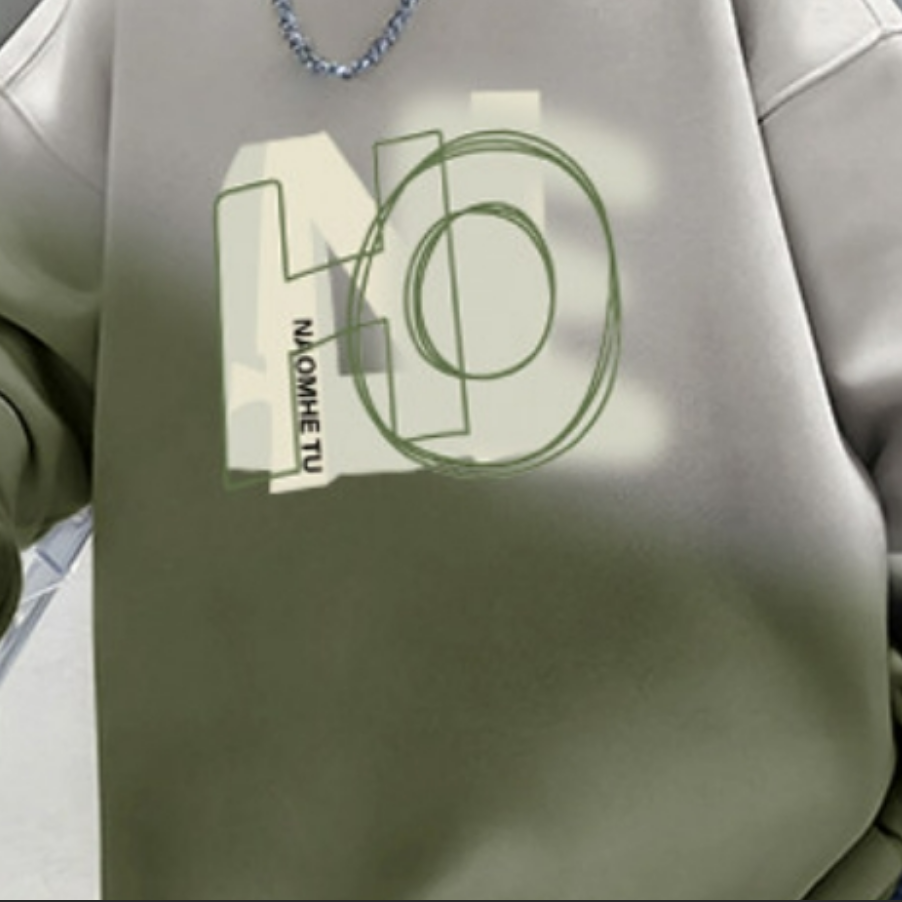 Minimalist Spring Boys' Sweatshirt, Ages 4-14 | Color: Green | Image 2