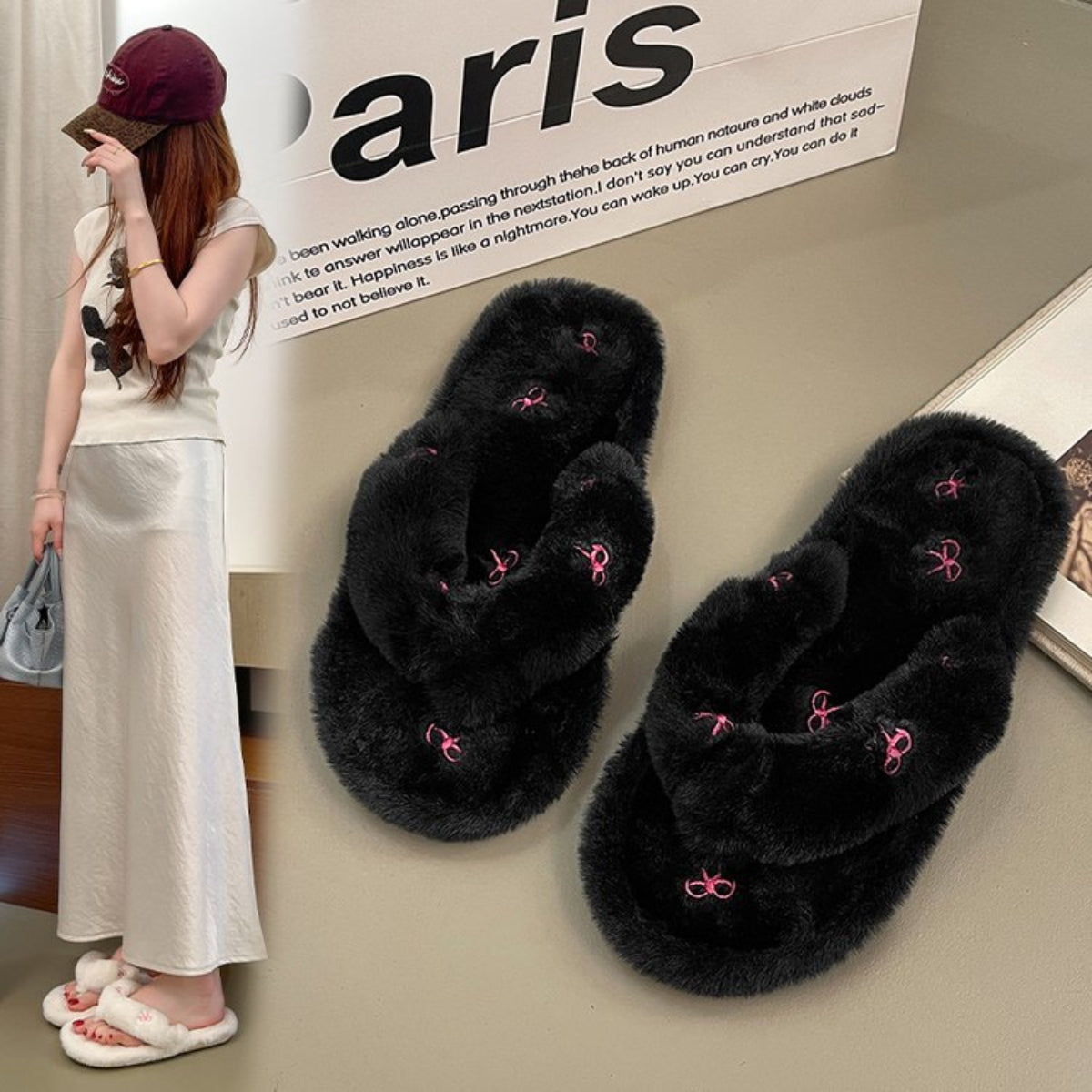 Modern Chic All-Season Others Women's Home Slippers | Color: Style 3 | Image 3