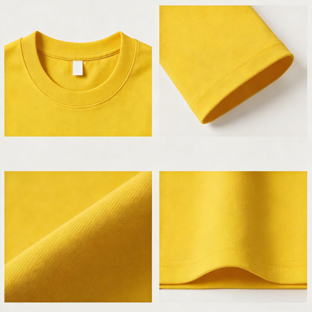 Modern Chic All-Season Casual Sporty Summer 2-Piece Unisex Kids' Pants Suit | Color: Yellow | Image 2