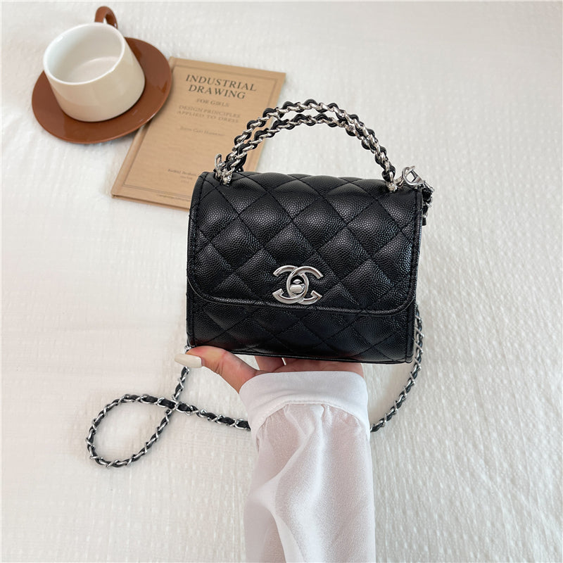 Modern Chic All-Season PU/Artificial Leather/Microfiber Leather Women's Handbags Other Bags | Color: Black | Image 1