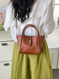 Modern Chic All-Season PU/Artificial Leather/Microfiber Leather Women's Crossbody Bags Other Bags | Color: Brown | Image 1