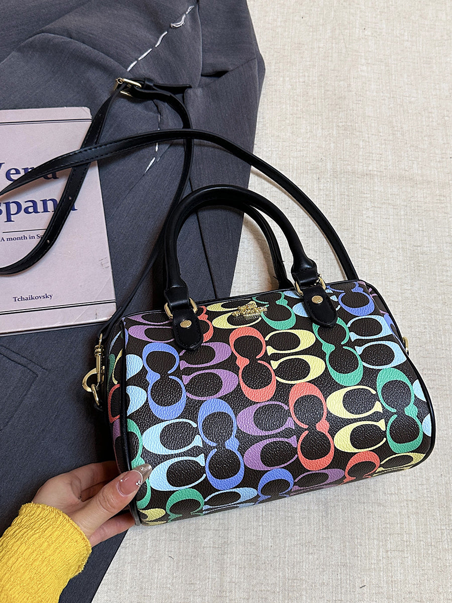 Modern Chic All-Season PU/Artificial Leather/Microfiber Leather Women's Handbags Other Bags | Color: Black | Image 2