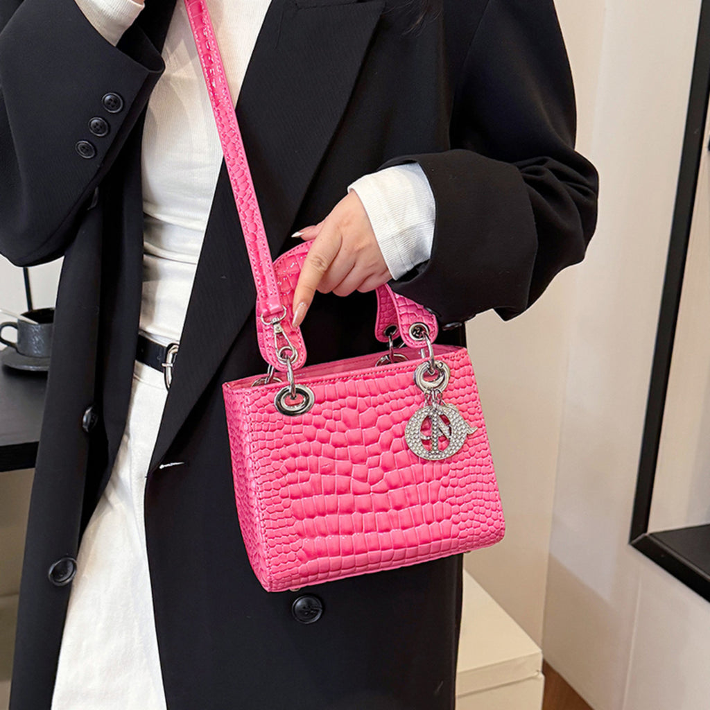 Modern Chic All-Season PU/Artificial Leather/Microfiber Leather Women's Handbags Other Bags | Color: Pink | Image 1