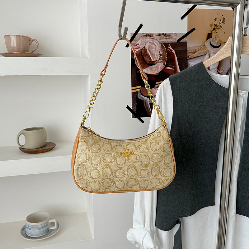 Modern Chic All-Season PU/Artificial Leather/Microfiber Leather Women's Handbags Other Bags | Color: Khaki | Image 2