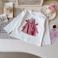 Sweet & Cute Spring Girls' T-Shirt, Ages 2-9 | Color: White | Image 1