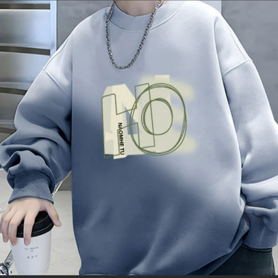 Minimalist Spring Boys' Sweatshirt, Ages 4-14 | Color: Grey | Image 1