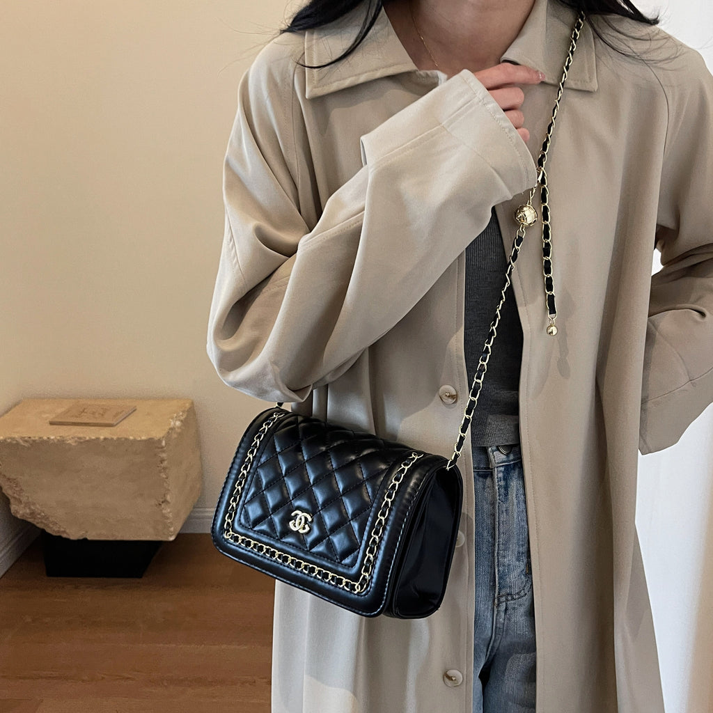 Modern Chic All-Season PU/Artificial Leather/Microfiber Leather Women's Crossbody Bags Other Bags | Color: Black | Image 3