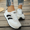Modern Chic All-Season PU/Artificial Leather/Microfiber Leather Women's Fashion Sneaker | Color: Grey | Image 1