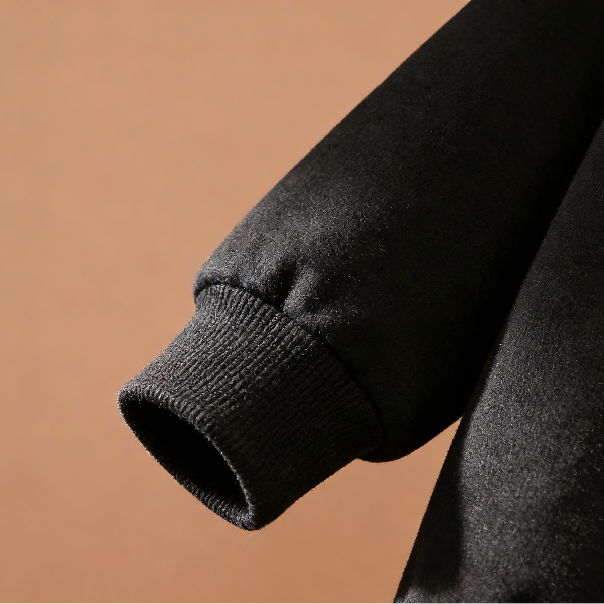 Minimalist Autumn 2-Piece Unisex Kids' Pants Suit, Ages 2-9 | Color: Black | Image 3