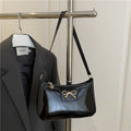 Modern Chic All-Season PU/Artificial Leather/Microfiber Leather Women's Handbags Other Bags | Color: Black | Image 1