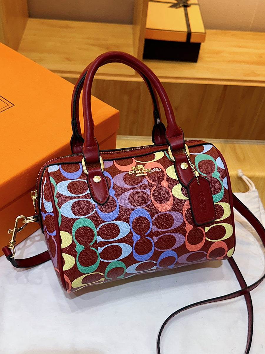 Modern Chic All-Season PU/Artificial Leather/Microfiber Leather Women's Handbags Other Bags | Color: Red | Image 1