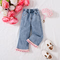 Sweet & Cute Autumn Baby Girls' Pants, Ages 9-24 Months | Color: Blue | Image 1
