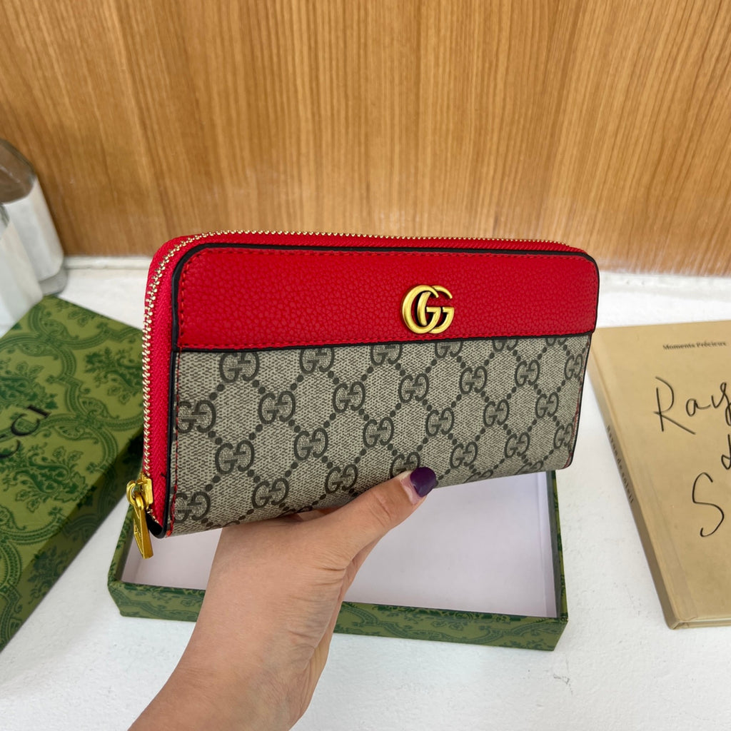 Modern Chic All-Season PU/Artificial Leather/Microfiber Leather, Cloth / Textile Women's Functional Bags Purses/Wallet | Color: Red | Image 3
