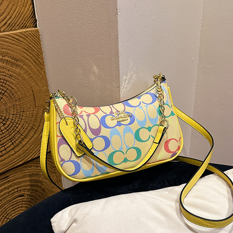 Modern Chic All-Season PU/Artificial Leather/Microfiber Leather Women's Handbags Other Bags | Color: Yellow | Image 3