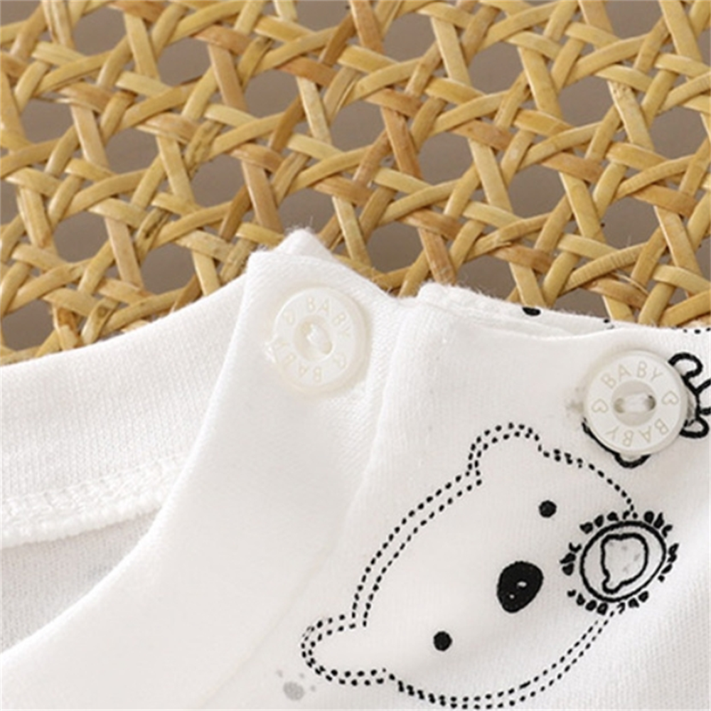 Minimalist Spring 2-Piece Unisex Kids' Pajama Set, Ages 2-7 | Color: Style 1 | Image 3