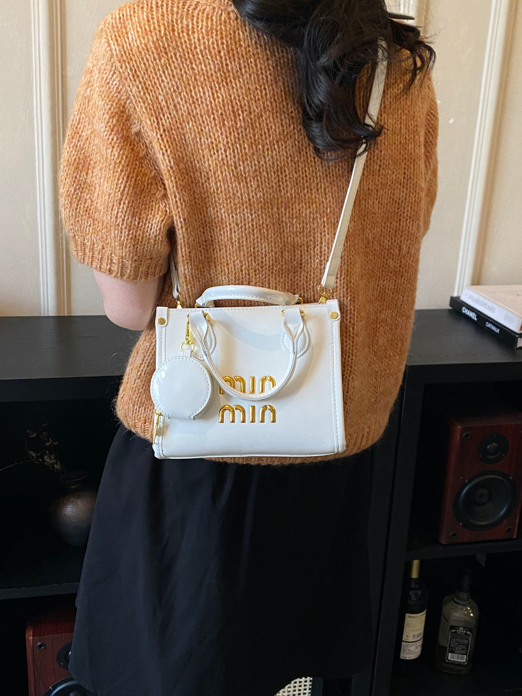 Modern Chic All-Season PU/Artificial Leather/Microfiber Leather Women's Shoulder Bags Other Bags | Color: White | Image 1