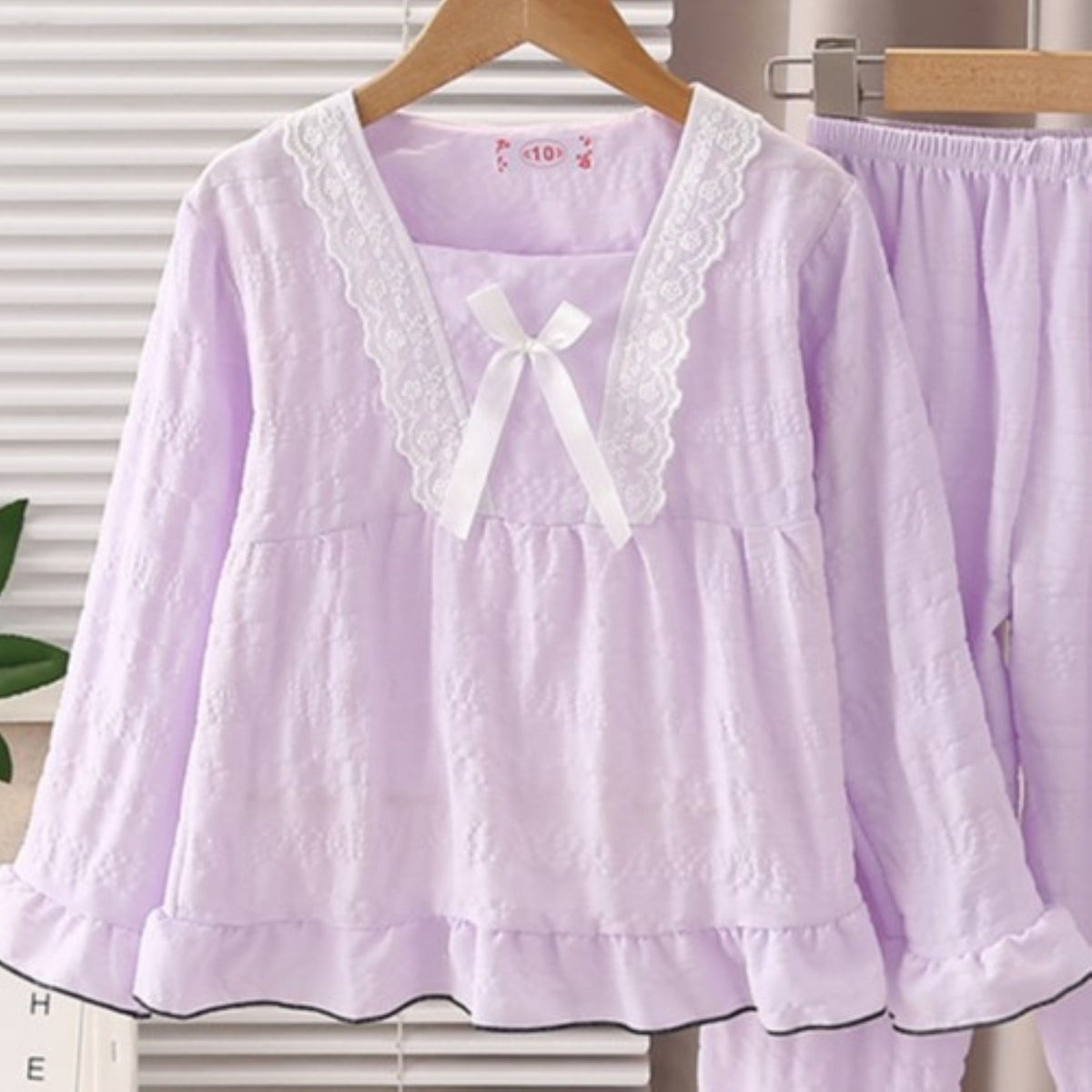 Sweet & Cute Autumn 2-Piece Girls' Pajama Set, Ages 3-13 | Color: Style 3 | Image 3