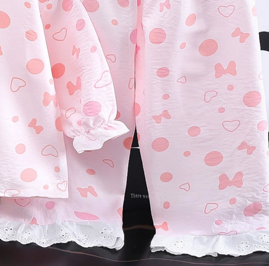 Sweet & Cute Summer 2-Piece Girls' Pajama Set, Ages 2-11 | Color: Style 1 | Image 2