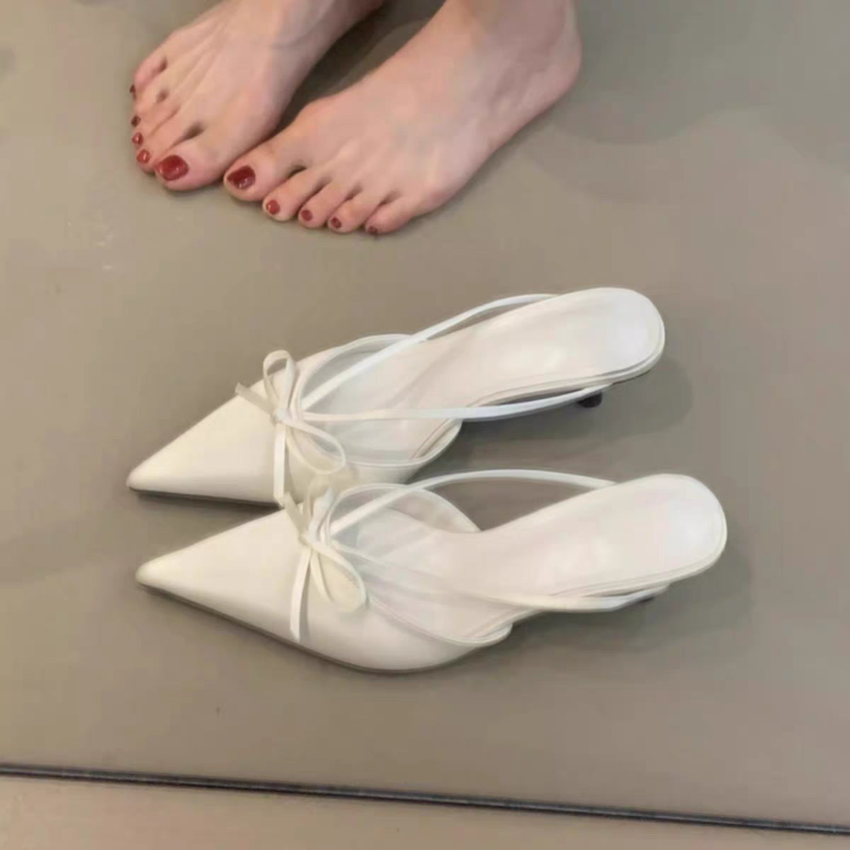 Modern Chic All-Season PU/Artificial Leather/Microfiber Leather Women's Wedge Sandals | Color: Apricot | Image 1