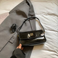Modern Chic All-Season PU/Artificial Leather/Microfiber Leather Women's Handbags Other Bags | Color: Black | Image 1